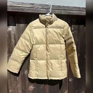 Michiko London Tan Puffer Coat